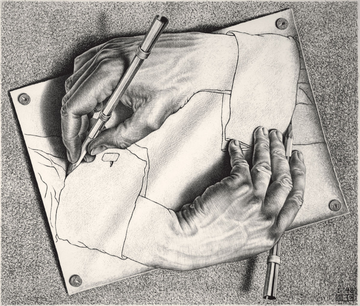 Drawing Hands, 1948,